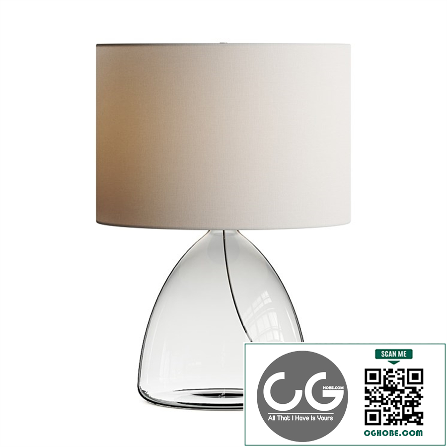 Pottery Barn Ansel Glass Table Lamp